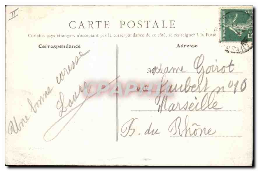Dauphiné - Col du Lautaret et le Glacier de l'Homme (3457m) — éditeur inconnu, n° de série 613 — Verso