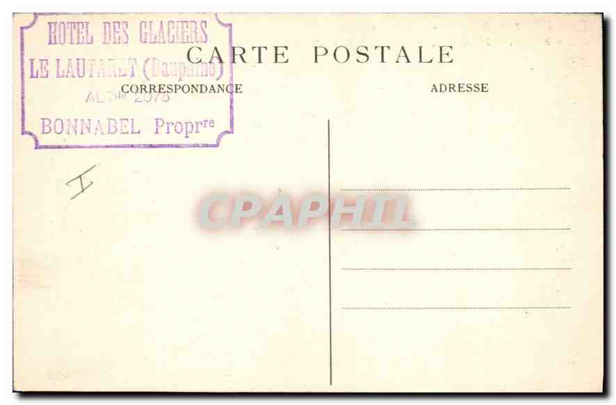 Le Lautaret — Les Hôtels, le Jardin alpin et le Combeynot — E.R. — 1744 — Reverso