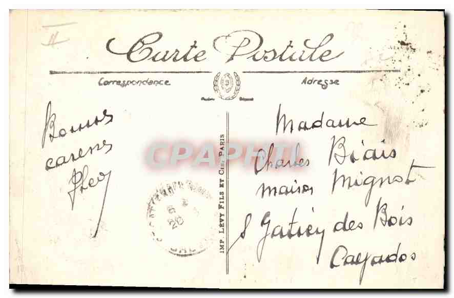 Le Lautaret (alt. 2.075 m.) — Le Dauphiné pittoresque — Imp. Levy Fils Paris — Verso
