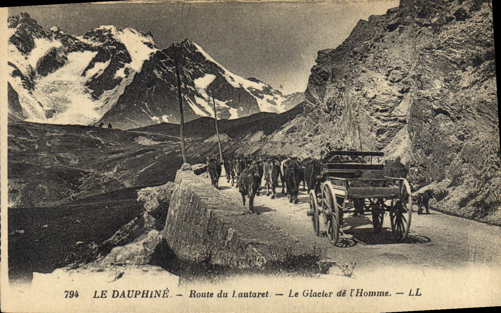 Route du Lautaret — Le Glacier de l'Homme — LL — 794 — LE DAUPHINÉ