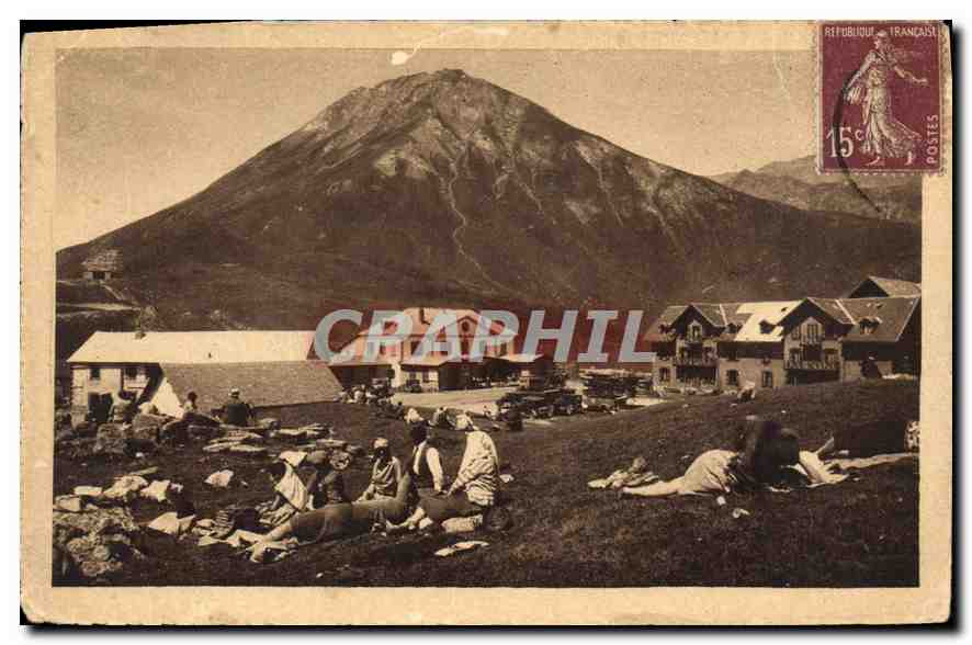 Col du Lautaret — L'Hôtel des Glaciers et le Signal du Villard-d'Arène — A. Mollaret, Grenoble