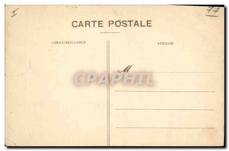CPA Montigny sur Loing le Loing et l'Eglise — Rückseite
