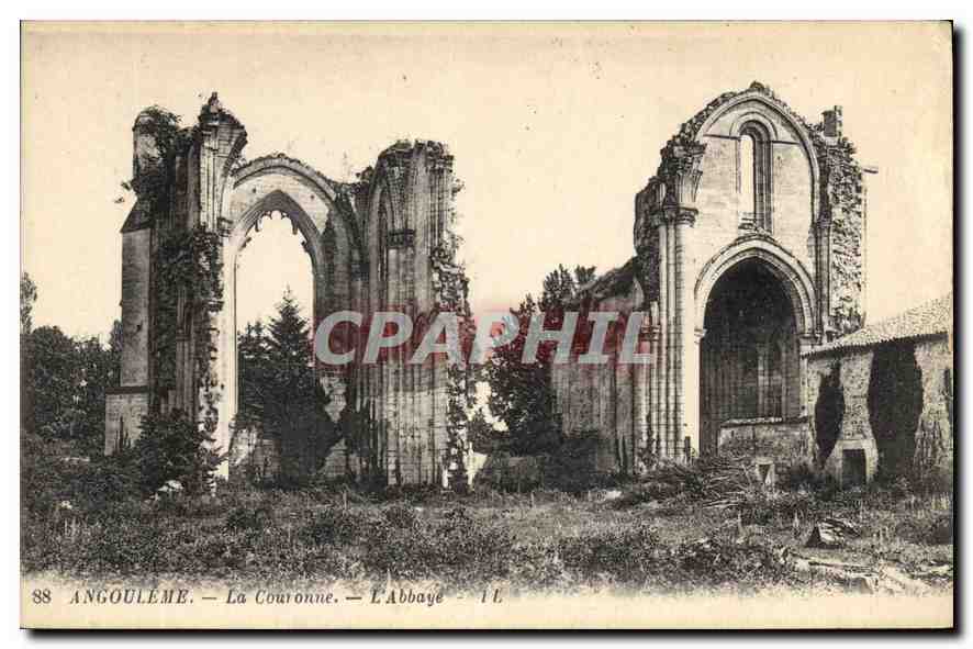 CPA Angouleme la Couronne L'Abbaye