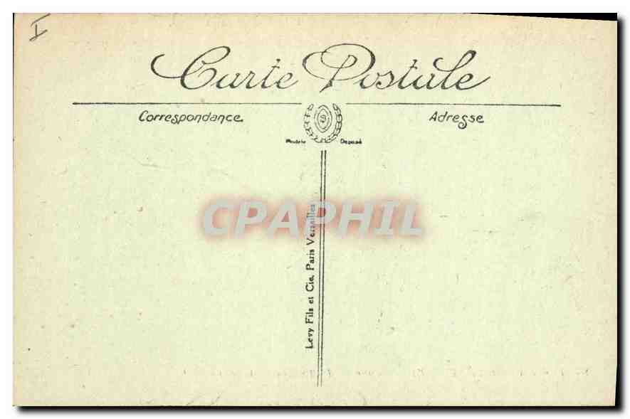 CPA Environs d'Angouleme la Couronne La Grille de l'Abbaye — Rückseite