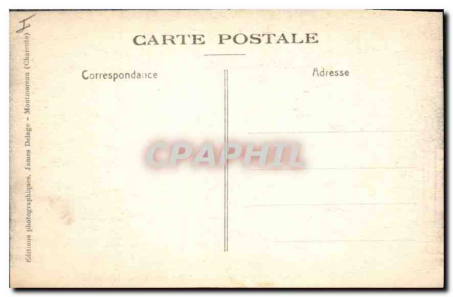 Ansichtskarte — Fassade der Kirche Saint-Denis (12. Jahrhundert) — Photographische Editionen, James Dalage, Correspondance — Rückseite