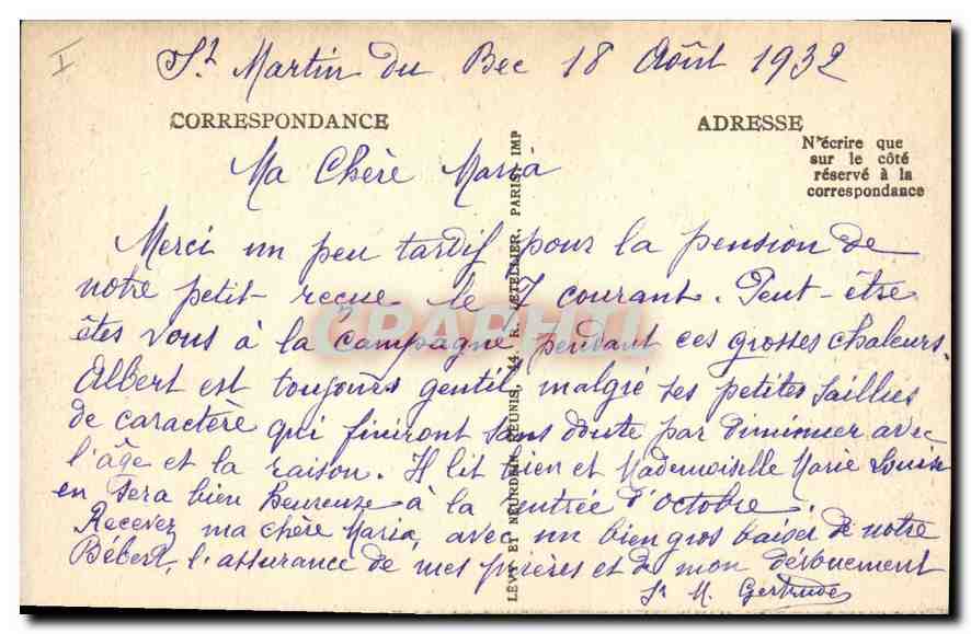 Env. de Plesstin-les-Greves — Saint-Efflam, la Petite Roche et la Baie de Saint-Michel — C.-du-N. — N°50 — Rückseite