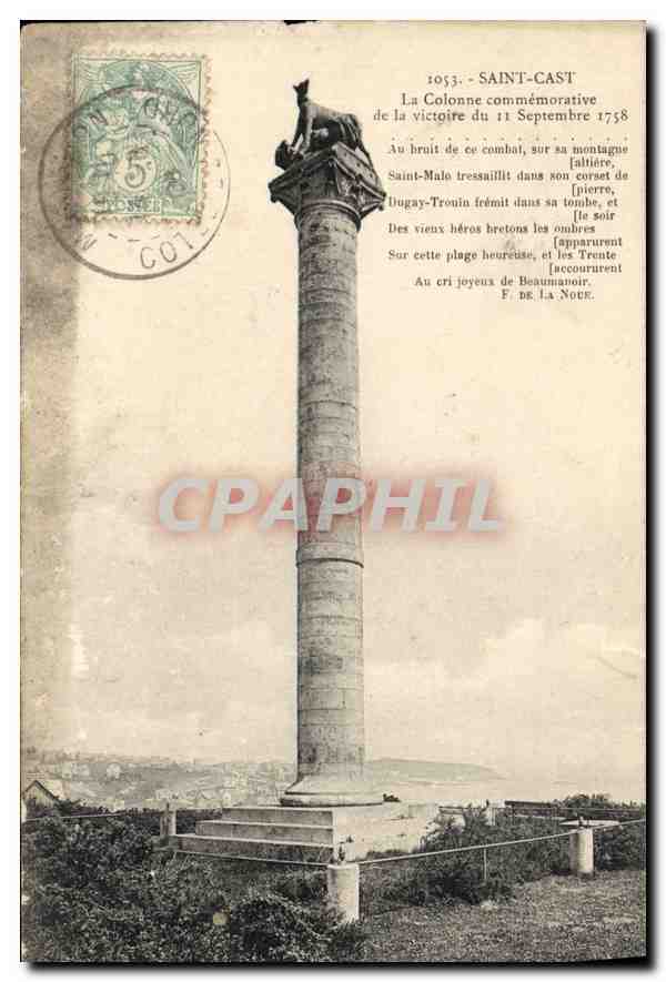 CPA Saint Cast (C du N) La Colonne Comemorative