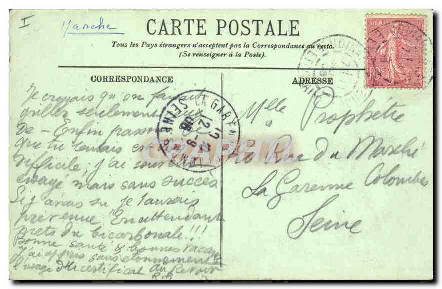 La Vierge de Saint-Suliac — Les Bords de la Rance — LL — Verso