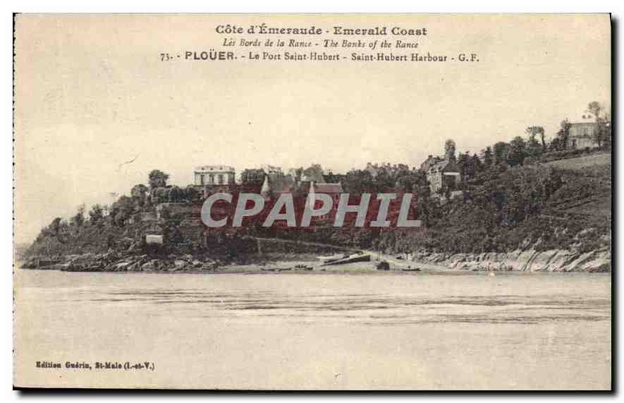 Côte d'Émeraude - Emerald Coast — Le Port Saint-Hubert - Saint-Hubert Harbour - G.F. - Édition Guérin, St-Male (L.-st-V.)