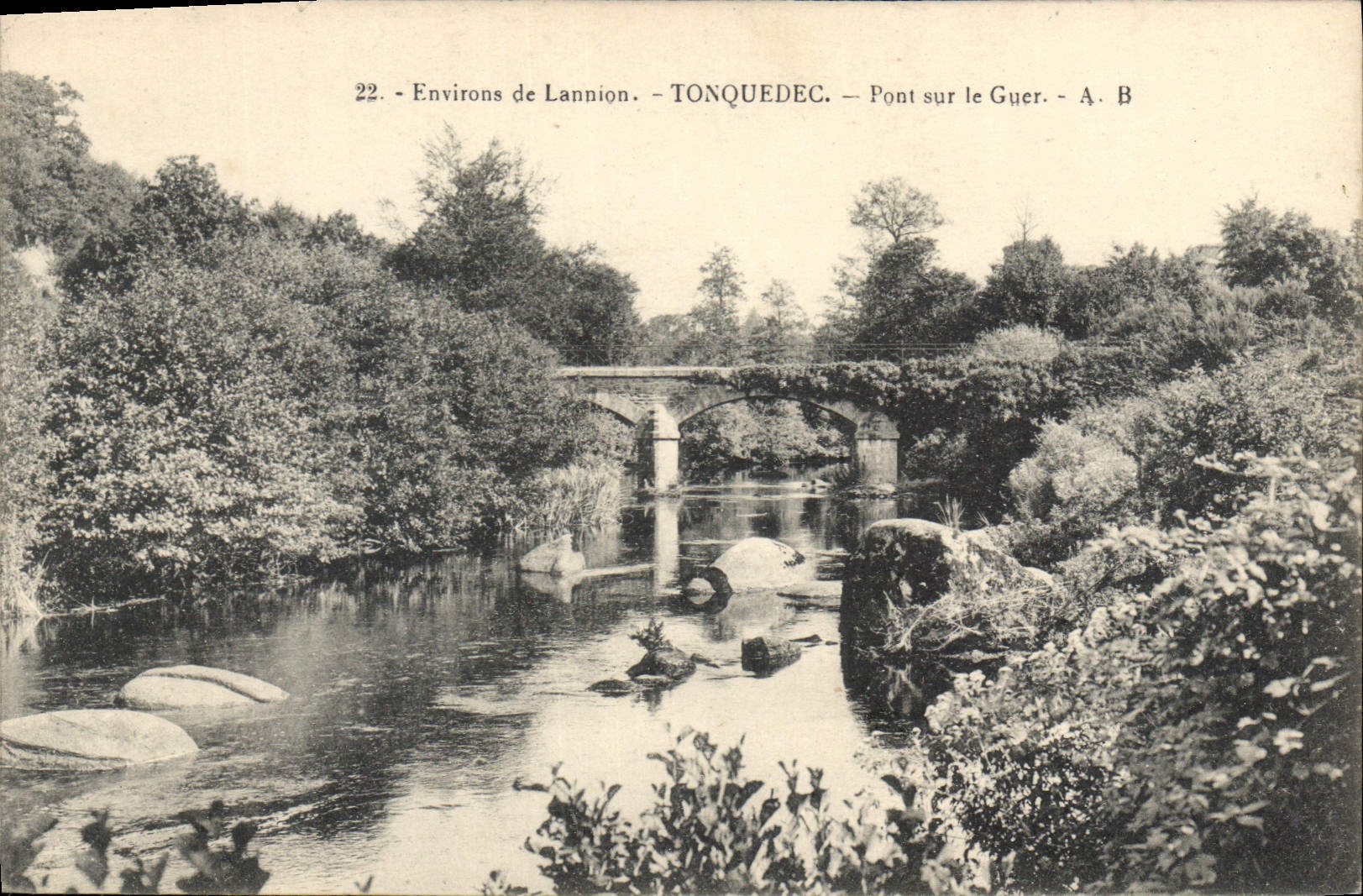 Pont sur le Guer — Environs de Lannion — Tonquedec — A. B