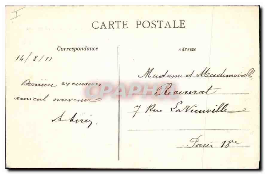 La Bretagne pittoresque — Val-André - La Lingcuare — édition A. Waron, St-Brieuc — Rückseite
