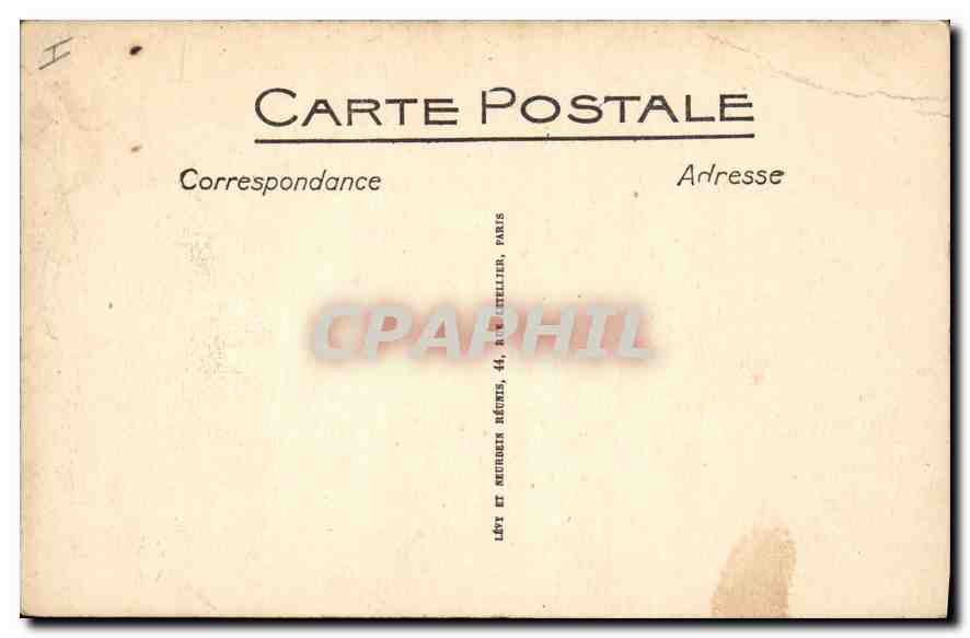 CPA Treguier Interieur de la Cathedrale la Nef (cote du Choeur) — Rückseite