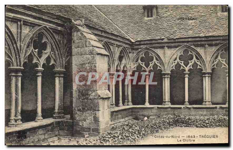 CPA Cotes du Nord 1643 Treguier Le Cloitre