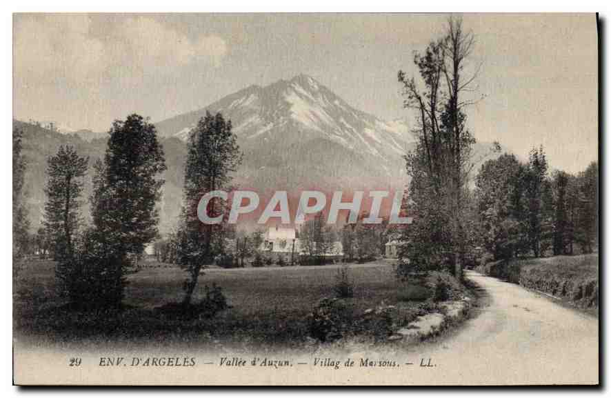Env. d'Argelès — Vallée d'Auzun — Village de Marvions — LL.