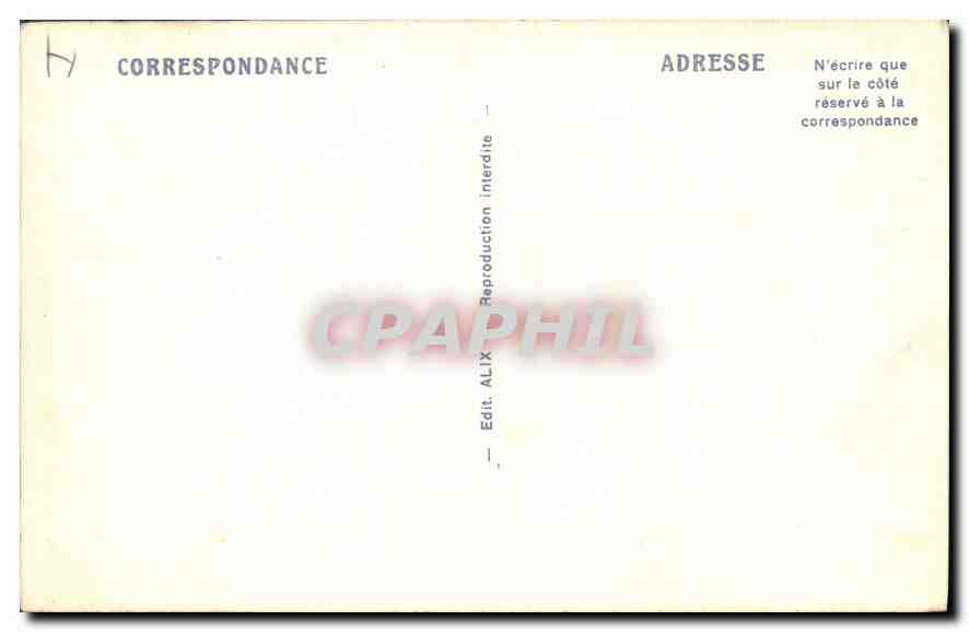 La CHAINE des PYRÉNÉES et la VALLÉE D'AURE vues du COL D'ASPIN — série 402 — Edit. ALIX — Reverso