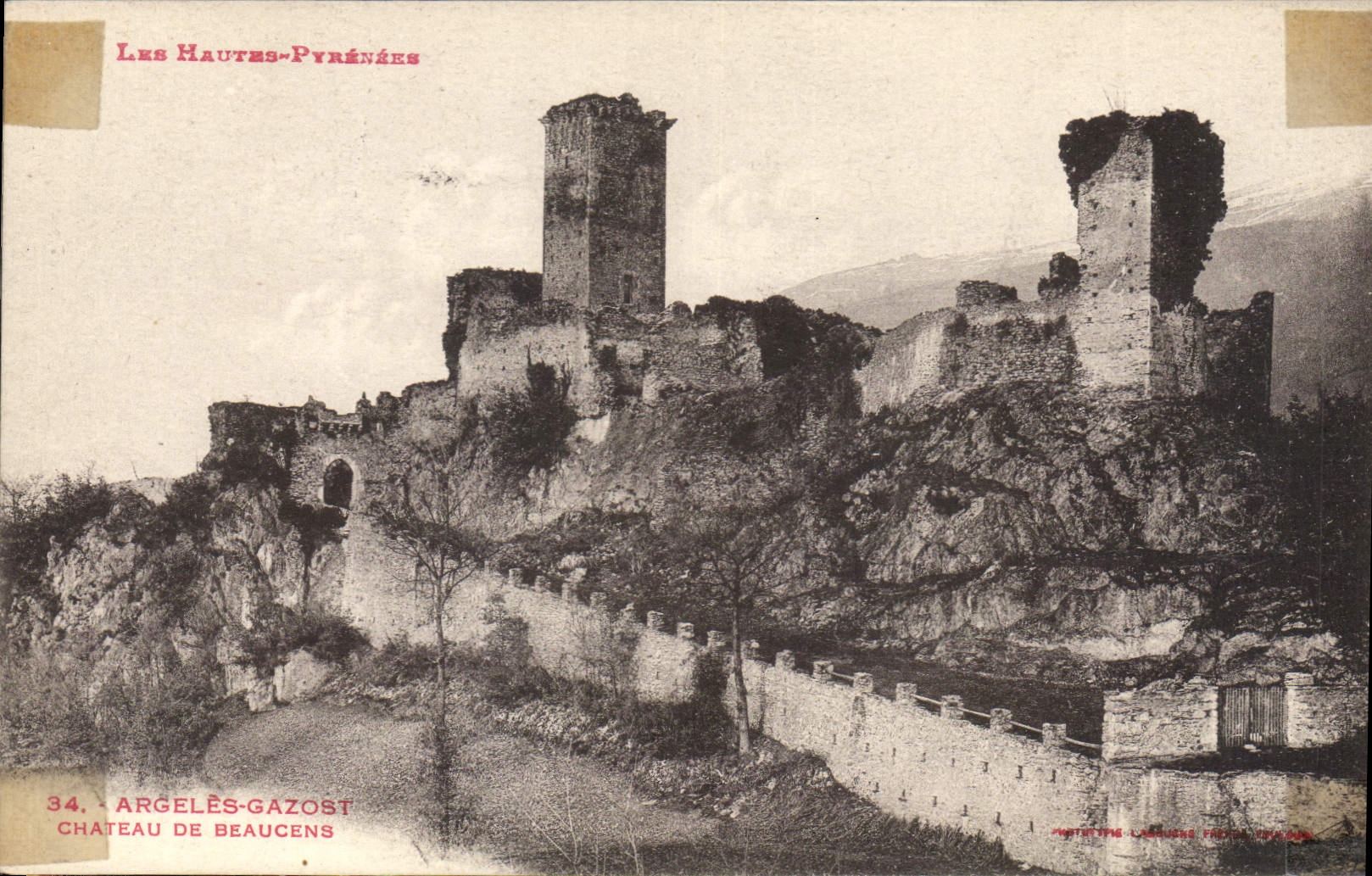 Argelès-Gazost — Château de Beaucens — Phototype Larrasque, n°34