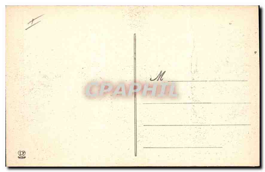 Argelès-Gazost — Château de Beaucens — Phototype Larrasque, n°34 — Rückseite