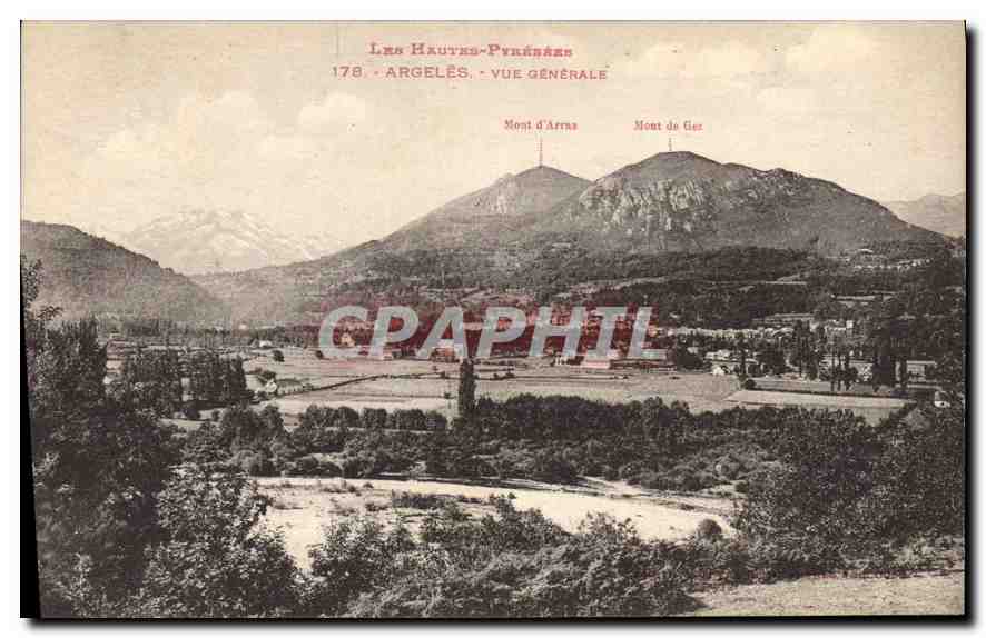 CPA Les Hautes Pyrenees Argeles Vue generale