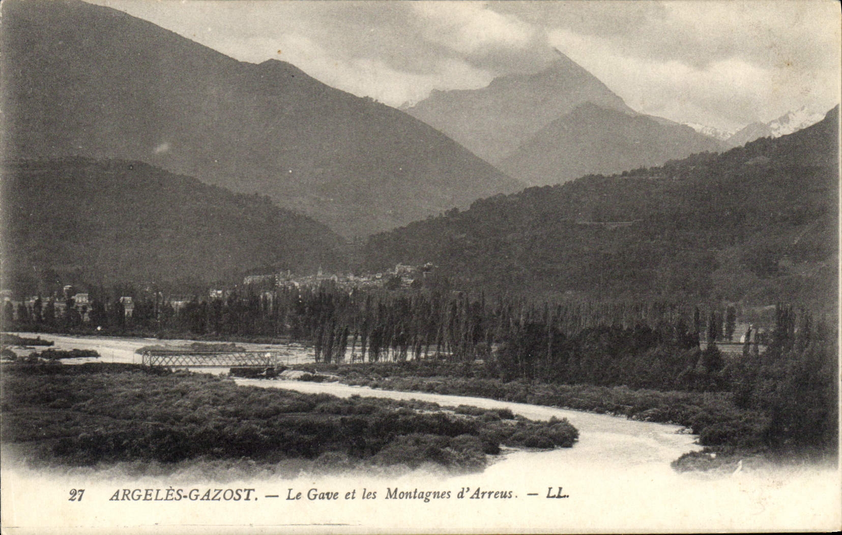 Argelès-Gazost — Le Gave et les Montagnes d'Arreus — LL.