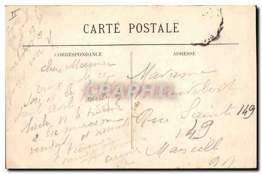 CPA Argeles Gazost L'Etablissement Thermal — Verso