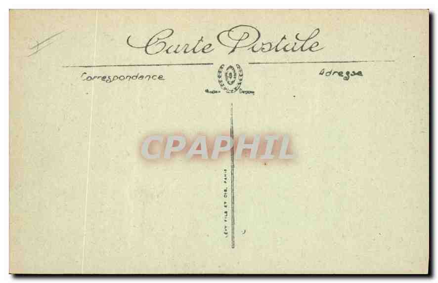 CPA Argeles Gazost Le Pont de Tillos et le Gave de Pau — Verso