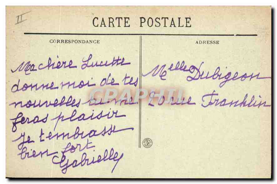 Argelès-Gazost — Vue prise du sommet du Mont de Giez sur Arras et la Route d'Arrens — BR 2797 — Rückseite