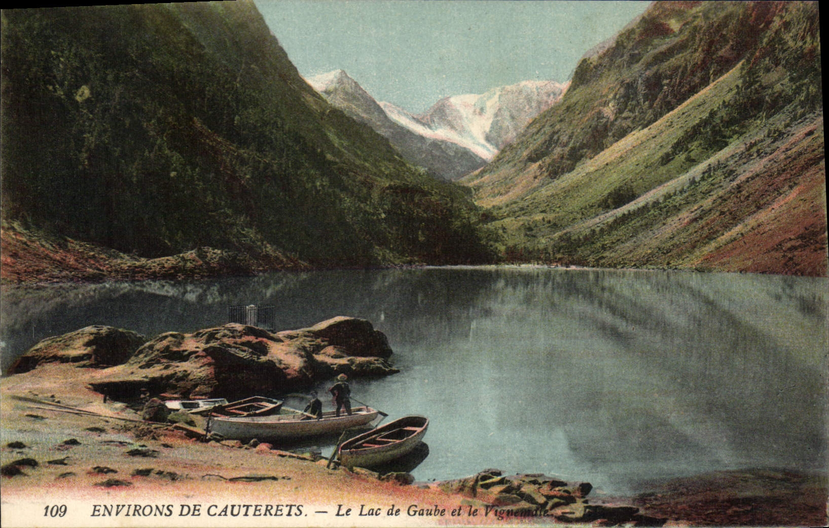 Environs de Cauterets — Le Lac de Gaube et le Vignemale — Éditeur : 109