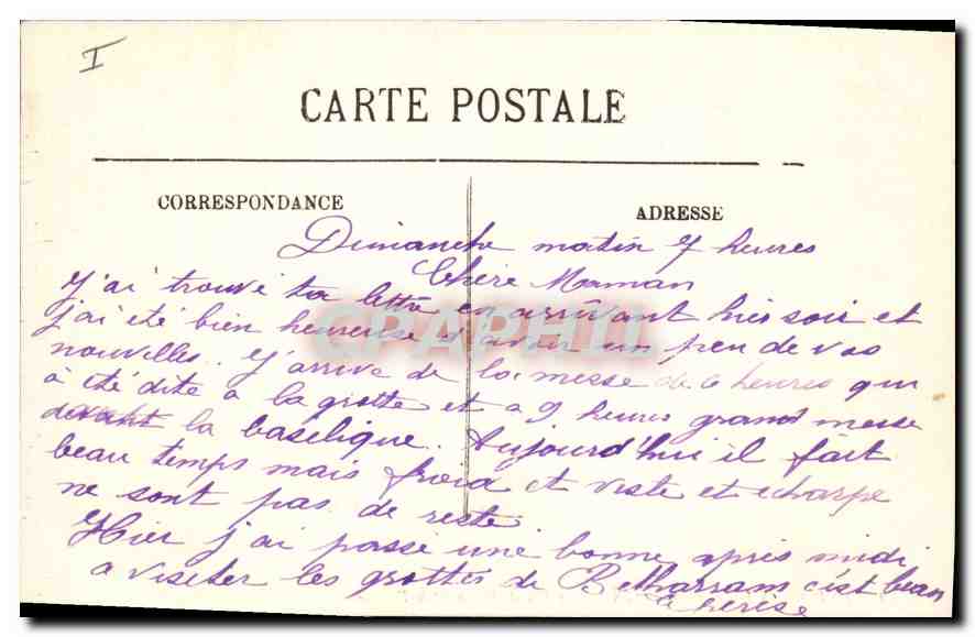 Environs de Cauterets — Le Lac de Gaube et le Vignemale — Éditeur : 109 — Rückseite
