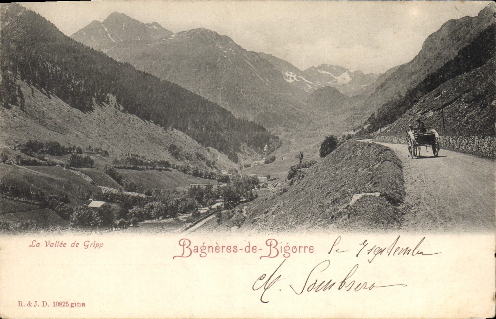 La Vallée de Gripp — Bagnères-de-Bigorre — R.&J.D. 10825 gina