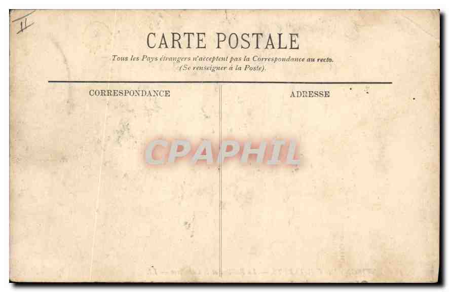 CPA Environs de Cauteret La raillere et le Cabaliros — Rückseite