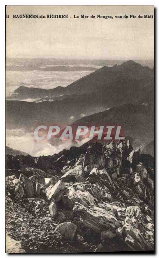 Bagnères-de-Bigorre - La Mer de Nuages, vue du Pic du Midi