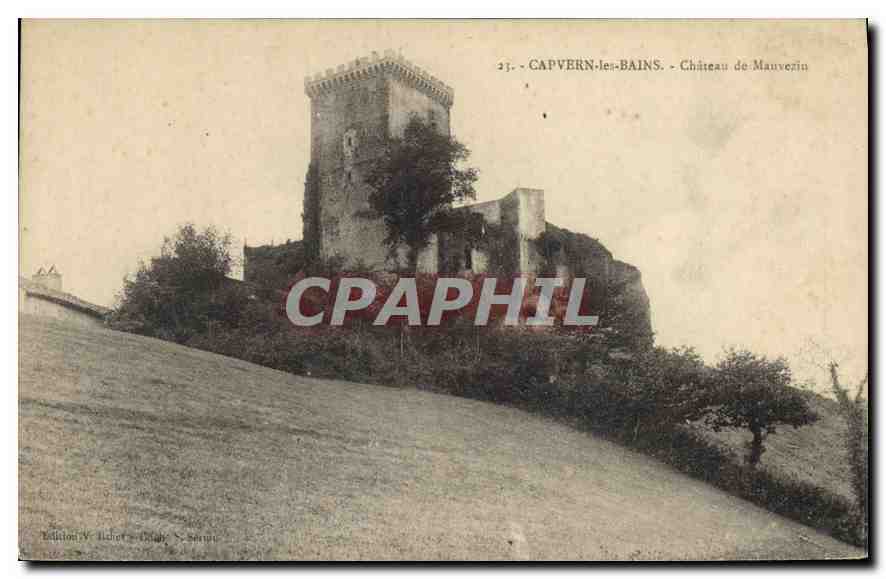 Capvern-les-Bains — Château de Mauverin — Édition W. Richet, Cahors