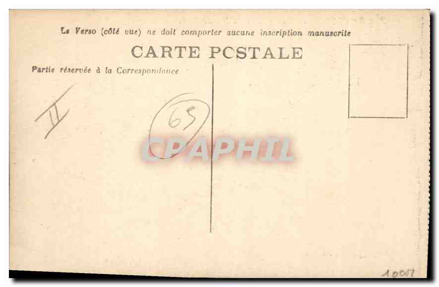 Capvern — L'Observatoire du Pic du Midi — Éditeur non identifié, n° de série 5 — Rückseite