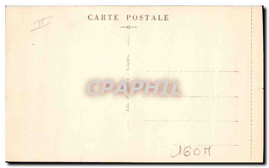 Barthés — Bergerie où Bernardine garde le troupeau — Éd. P. Bontet, Lourdes — Rückseite