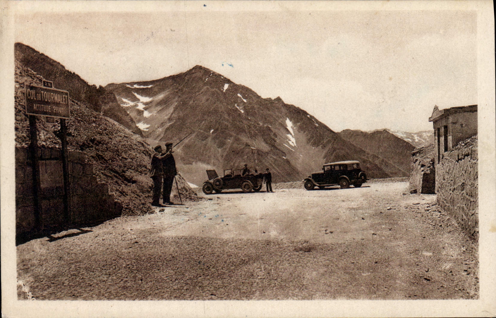 Col du Tourmalet — altitude 2114 m — éditeur Les Arts Photographiques, n° 177