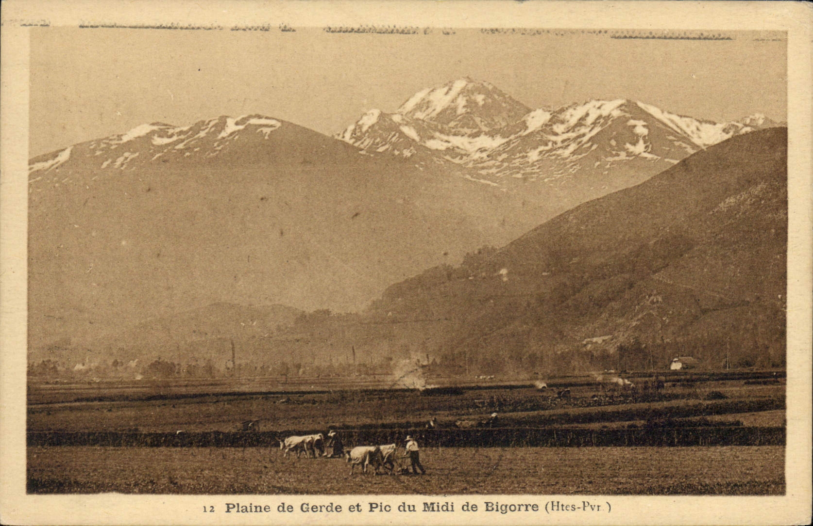 Plaine de Gerde et Pic du Midi de Bigorre — Htes-Pyrénées — Édit. Lalorgue et Cie, Tarbes