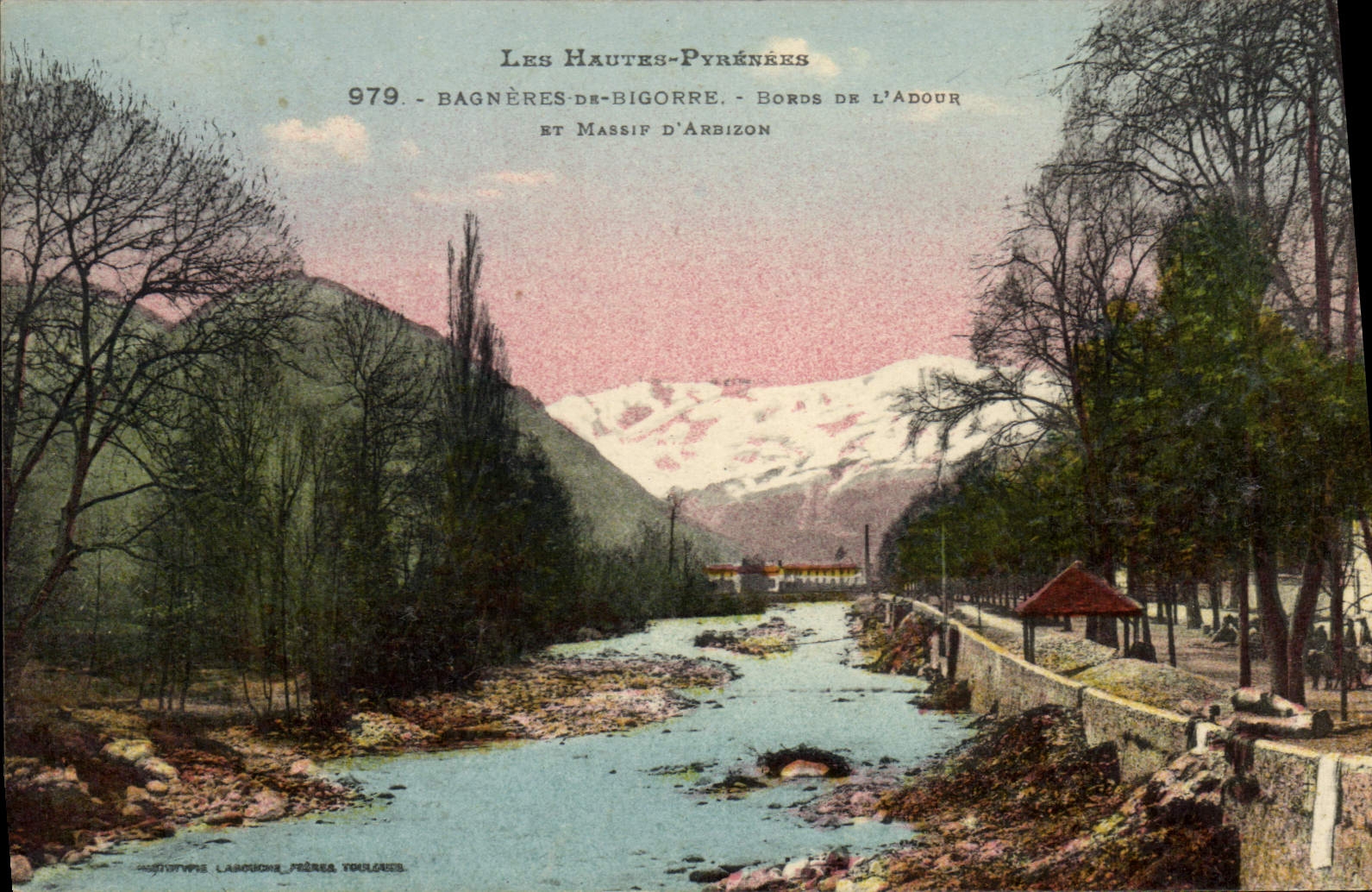 Bagnères-de-Bigorre - Ufer des Adour und Arbizon-Massiv — Verlag: G. LAMOUCHE, PÉRÈS, Toulouse