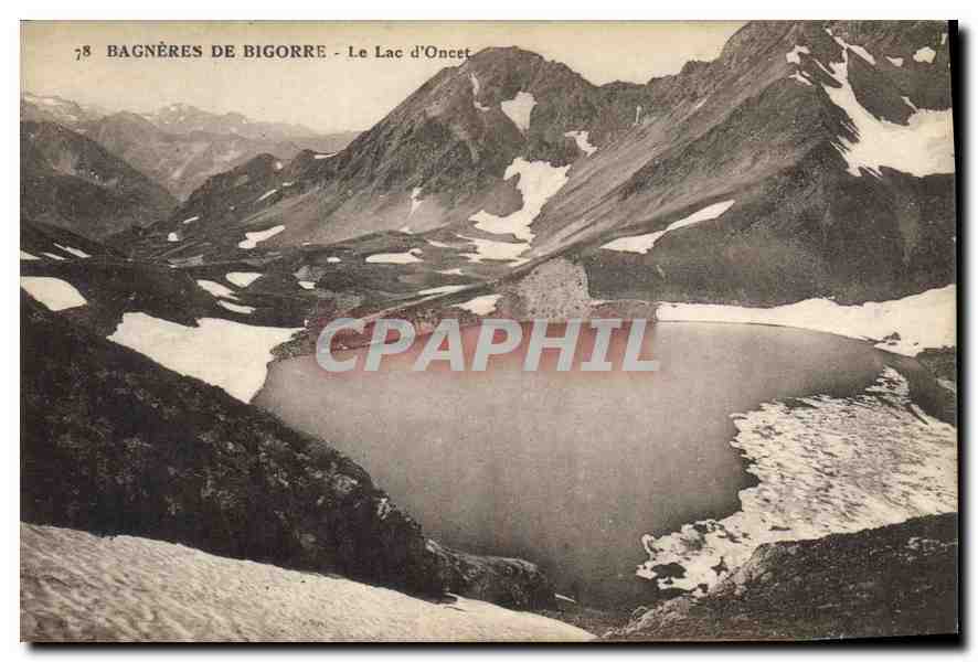 Bagnères-de-Bigorre - Le Lac d'Oncet — éditeur C. Al. Sac, Étraboune