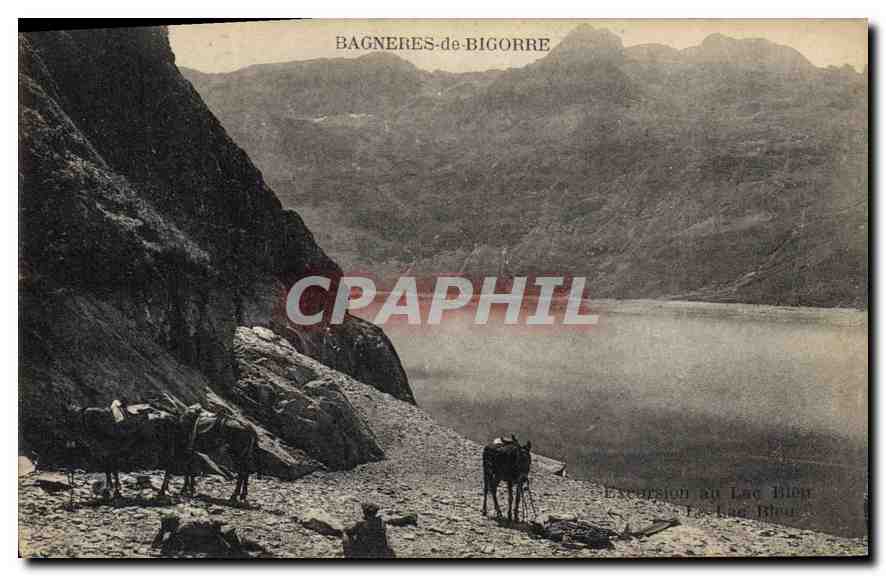 Bagnères-de-Bigorre — Excursion au Lac Bion (Lac Bleu) — Imprimé Illustré