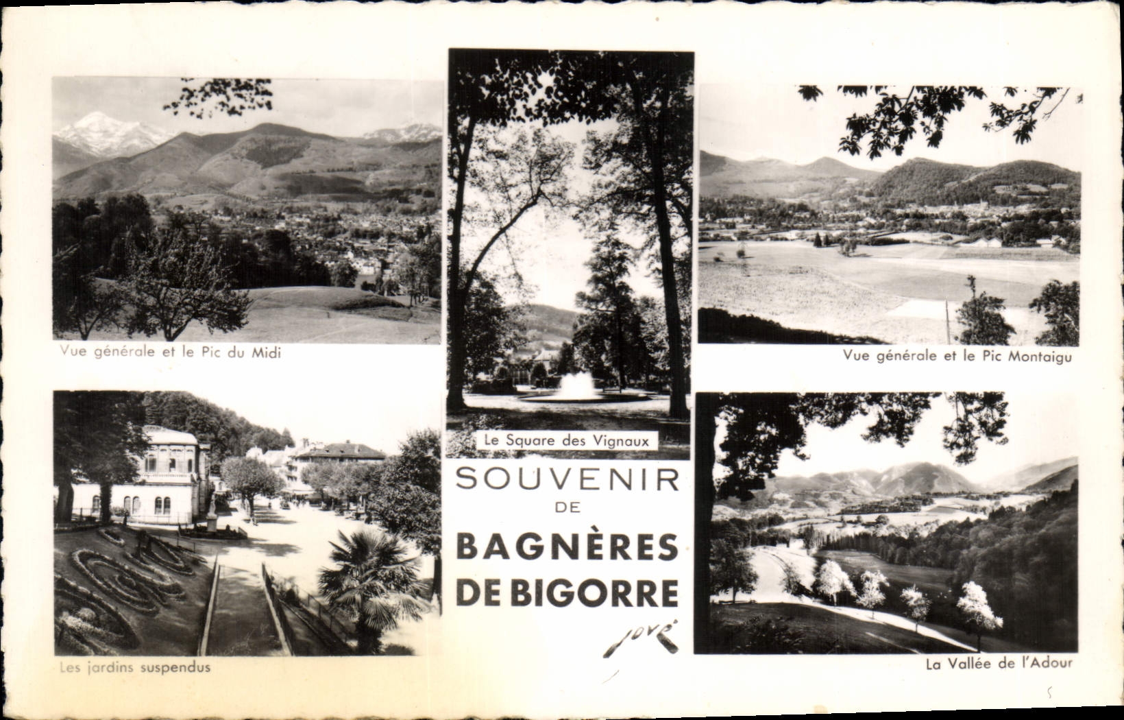 Bagnères-de-Bigorre — Herinnering aan Bagnères-de-Bigorre — Ed. Jové