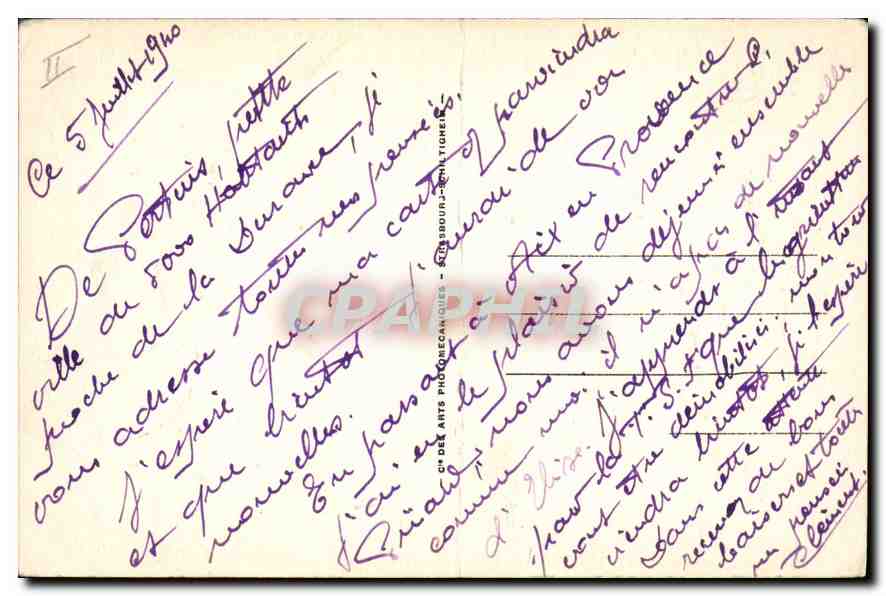 CPA Pertuis Maison du XVIe s dite de la Reine Jeanne Rue Beaujeu — Rückseite