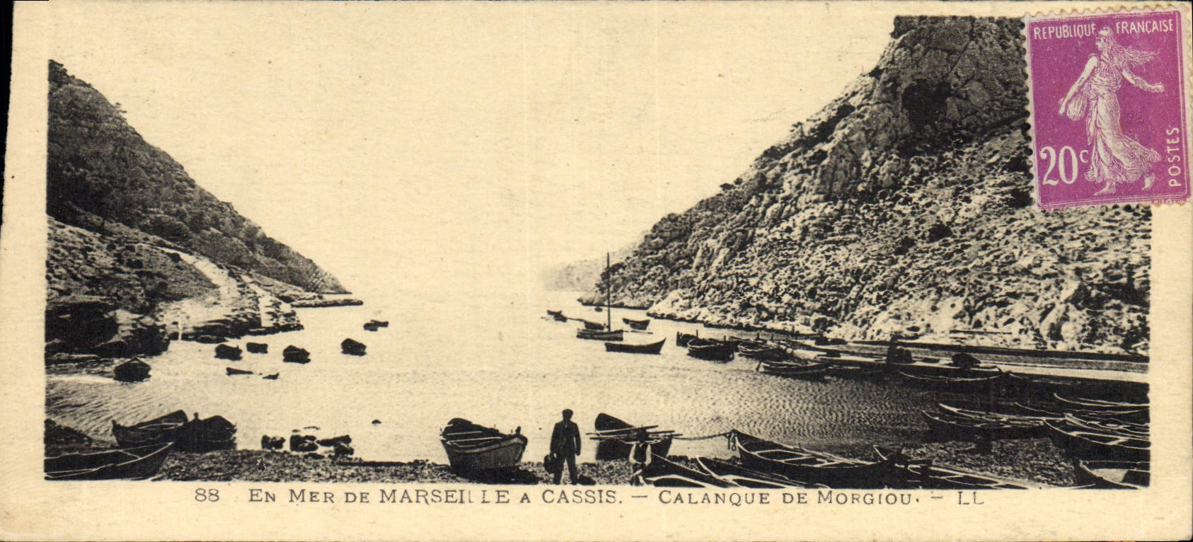 CPA En mer de Marseille a Cassis Calanque de Morgiou