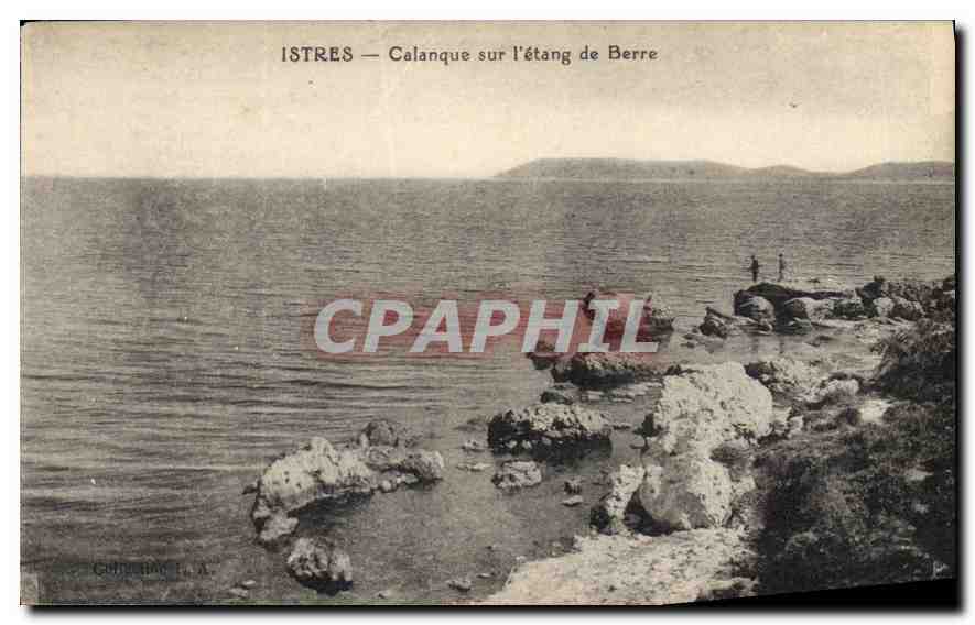 CPA Istres Calanque sur l'Etang de Berre