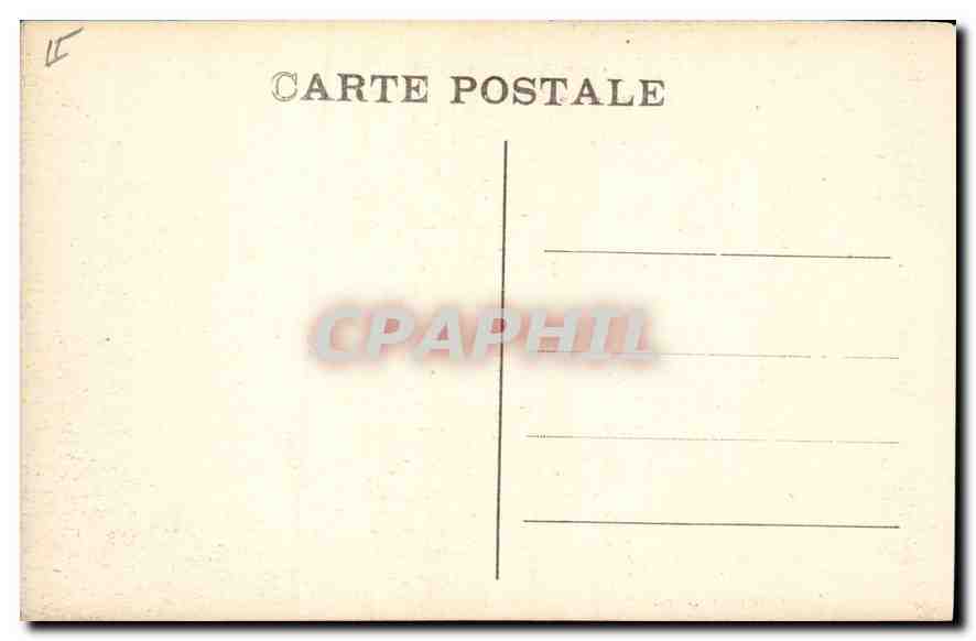 CPA Istres Calanque sur l'Etang de Berre — Rückseite