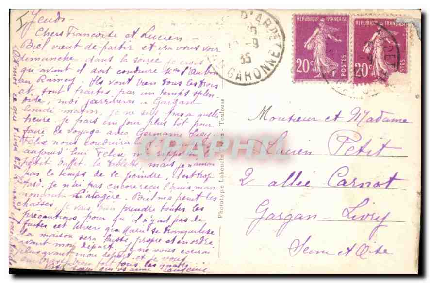 CPA Les Pyrenees Centrales St Pe d'Ardet (Hte Gar) Le Lac et le Village — Reverso