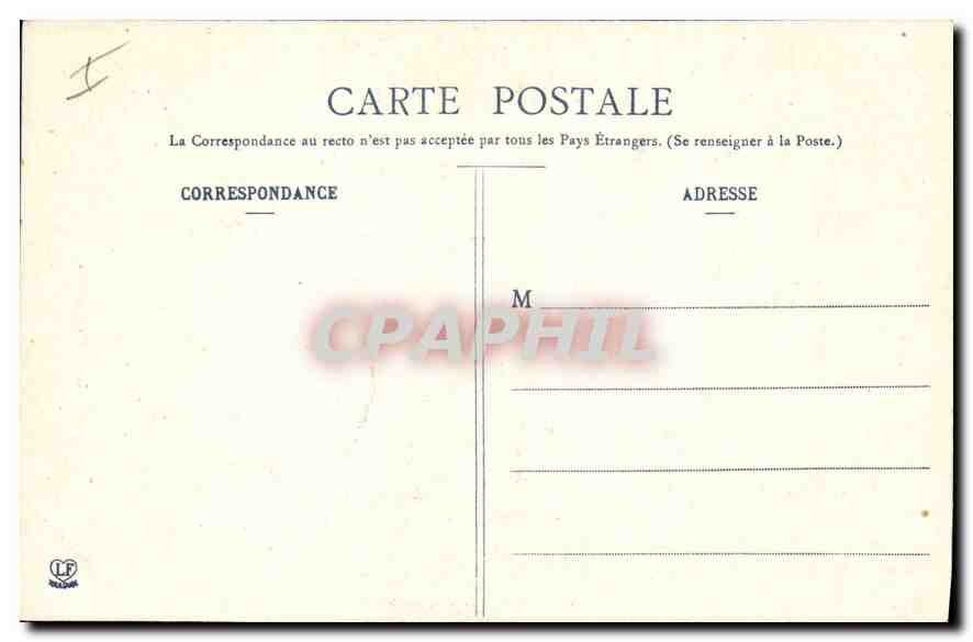CPA Les Pyrenees Porte Romane de St Aventin pres Luchon — Rückseite