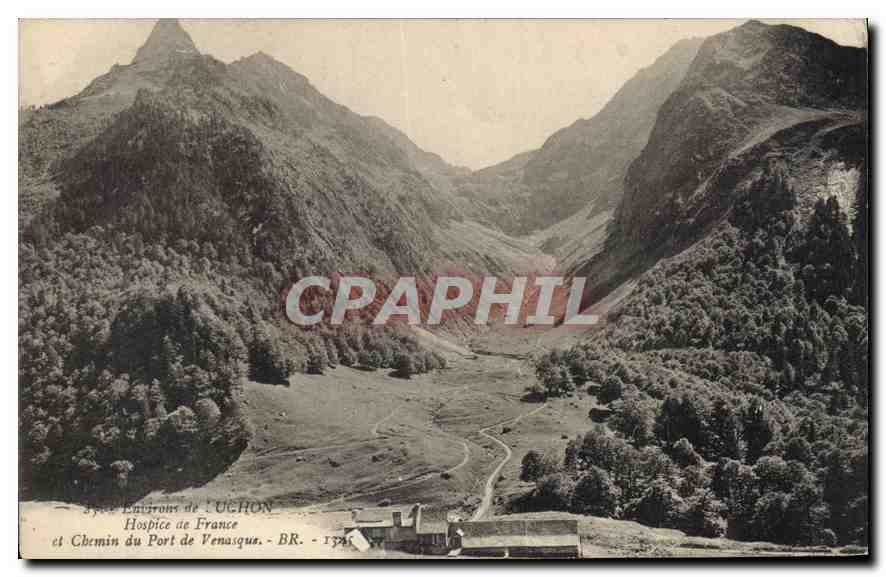 Vallée de l'Uchon — Hospice de France et Chemin du Port de Venasque — BR - 1784