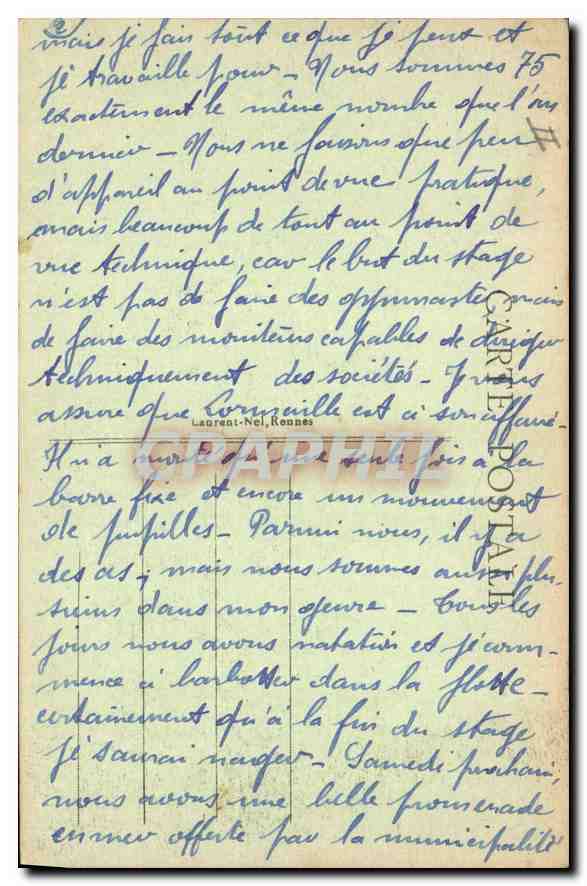 CPA Dinard Cote d'Emeraude La Piscine — Rückseite