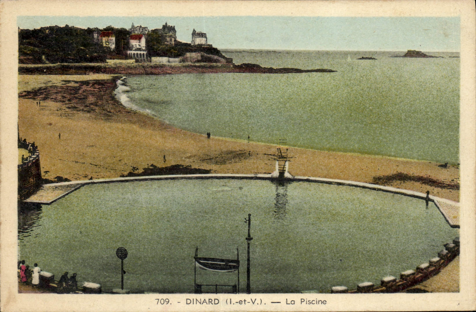 Dinard (Il.-et-V.) — La Piscine — Édition E. Olivier, rue de Bélar