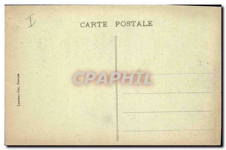 Côte d'Émeraude — Dinard la Vicomté, Le Port — Au loin, St-Servan — Verso